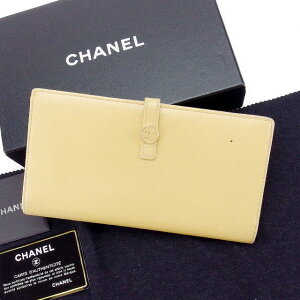 シャネル(CHANEL) ココボタン(coco button) 中古 レディース長財布  