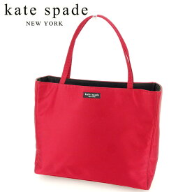 【楽天スーパーSALE】ケイト スペード トートバッグ トート ハンドバッグ ロゴ レッド ブラック キャンバス kate spade バック 収納 ファッション バッグ 手持ちバッグ 【ケイト・スペード】 C3371 【中古】