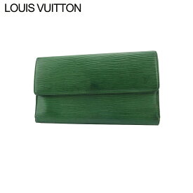 【楽天スーパーSALE】 【中古】 ルイ ヴィトン 長財布 小銭入れ エピ グリーン エピレザー LOUIS VUITTON L4115