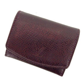 【春の大感謝祭 30％OFF】ルイヴィトン 切符ケース タイガ アカジュ Louis Vuitton 【ルイ・ヴィトン】 T15406S 【中古】