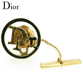 【冬SALE30%OFFクーポン】 【中古】 ディオール タイピン ネイクタイピン メンズ タイタック式 ロゴ ゴールド ゴールド金具 Dior T20290