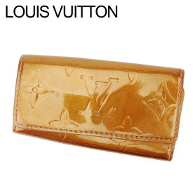 【楽天スーパーSALE】ルイ ヴィトン キーケース 4連 ミュルティクレ4 ヴェルニ ブラウン パテントレザ- Louis Vuitton 【ルイ・ヴィトン】 C2939S 【中古】