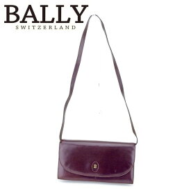 【ウィンターSALE 30%OFF】バリー ショルダーバッグ クラッチバッグ 2WAY Bマーク ブラウン ゴールド レザー BALLY バッグ バック 肩掛け 収納 バッグ 【バリー】 B1017 【中古】