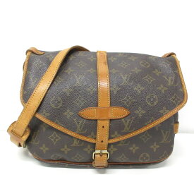 【中古】LOUIS VUITTON(ルイヴィトン) ソミュール30 ショルダーバッグ モノグラム・キャンバス