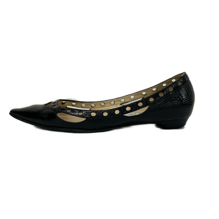 楽天市場】【中古】JIMMY CHOO(ジミーチュウ) フラットシューズ 型押し 