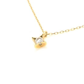 【新着】【中古】AHKAH(アーカー) ネックレス 1Pダイヤ/0.06ct K18YG×ダイヤモンド