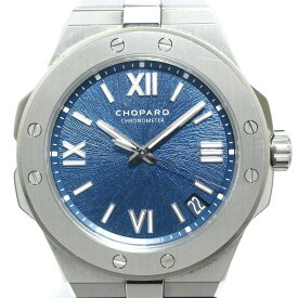 【中古】Chopard(ショパール) アルパイン イーグル ラージ 腕時計 SS/裏スケ ネイビー