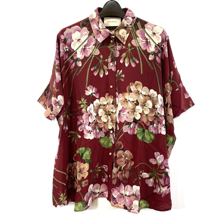 楽天市場】【新着】【中古】GUCCI(グッチ) 半袖シャツブラウス 花柄 