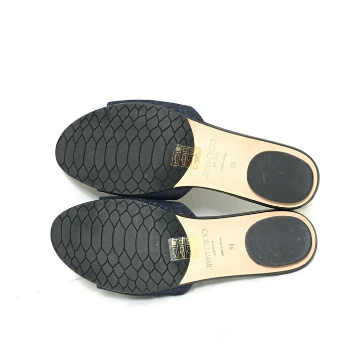 楽天市場】【新着】【中古】JIMMY CHOO(ジミーチュウ) ミュール ダーク 