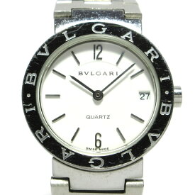 【中古】BVLGARI(ブルガリ) ブルガリブルガリ 腕時計 白