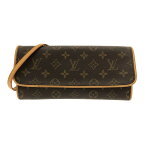 【新着】【中古】LOUIS VUITTON(ルイヴィトン) ポシェット・ツインGM ショルダーバッグ モノグラム・キャンバス