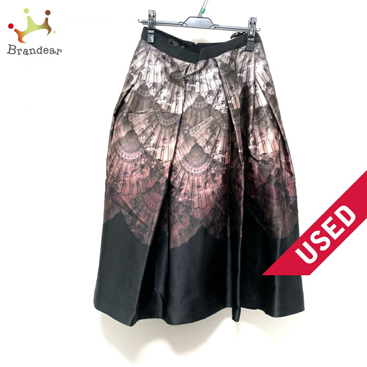 楽天市場】【中古】TED BAKER(テッドベイカー) ロングスカート 花柄 黒  