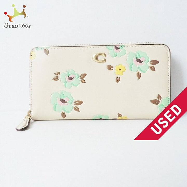 楽天市場】【新着】【中古】COACH(コーチ) アコーディオン ジップ  