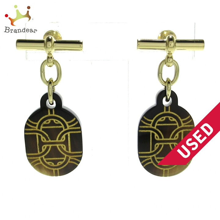 楽天市場】【新着】【中古】HERMES(エルメス) シェーヌダンクル ピアス  
