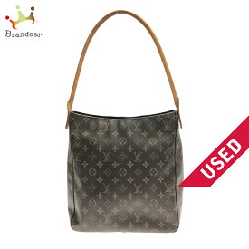 【中古】LOUIS VUITTON(ルイヴィトン) ルーピング ショルダーバッグ モノグラム・キャンバス