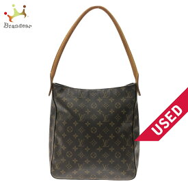 【中古】LOUIS VUITTON(ルイヴィトン) ルーピング ショルダーバッグ モノグラム・キャンバス