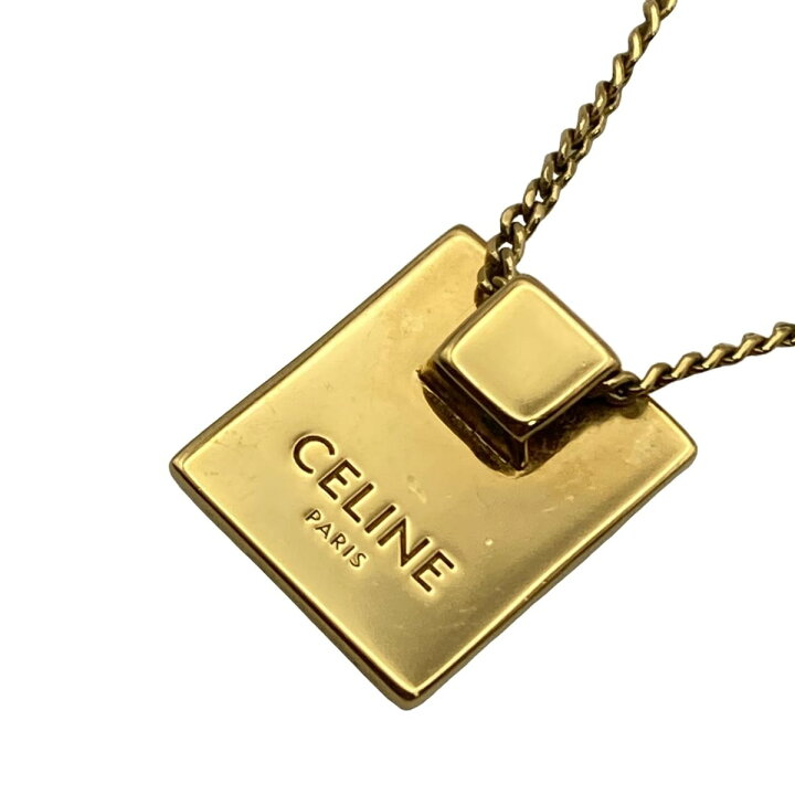 楽天市場】【中古】CELINE(セリーヌ) ネックレス アルファベット/K 