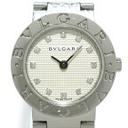 【新着】【中古】BVLGARI(ブルガリ) ブルガリブルガリ 腕時計 SS/12Pダイヤインデックス/ギョーシェ文字盤 アイボリー