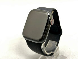 【新着】【中古】HERMES(エルメス) Apple Watch Hermes Series7 GPS+Cellularモデル 41mm 腕時計 スペースブラックステンレススチールケース/スポーツバンド 黒