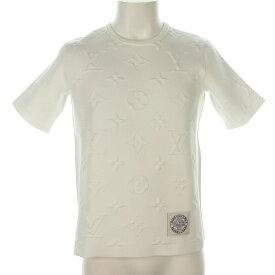 【中古】LOUIS VUITTON(ルイヴィトン) 3DモノグラムTシャツ 半袖Tシャツ フライト・モード/クルーネック ブロンレ 綿、ナイロン