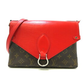 【新着】【中古】LOUIS VUITTON(ルイヴィトン) サンミシェル ショルダーバッグ コクリコ モノグラム・キャンバス、エピ・レザー