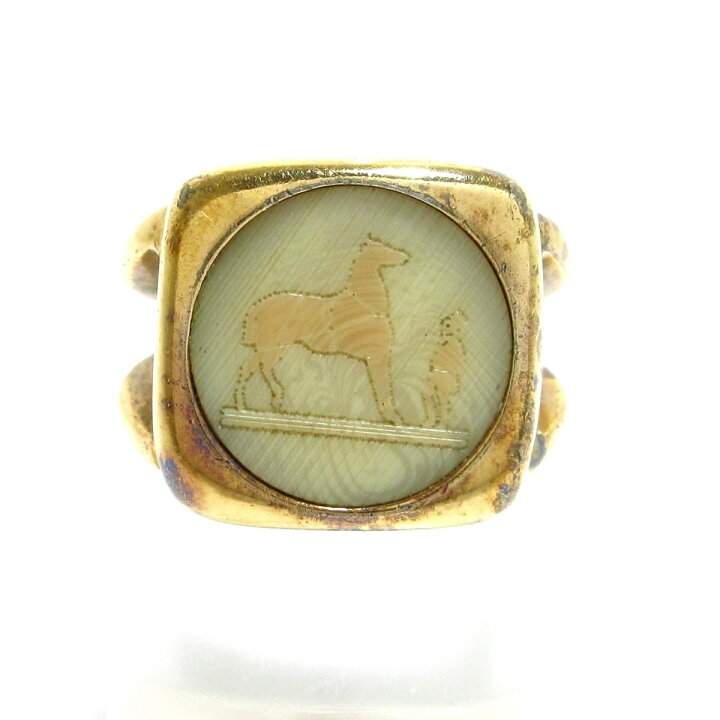 楽天市場】【新着】【中古】HERMES(エルメス) コロゾ リング ゴールド  