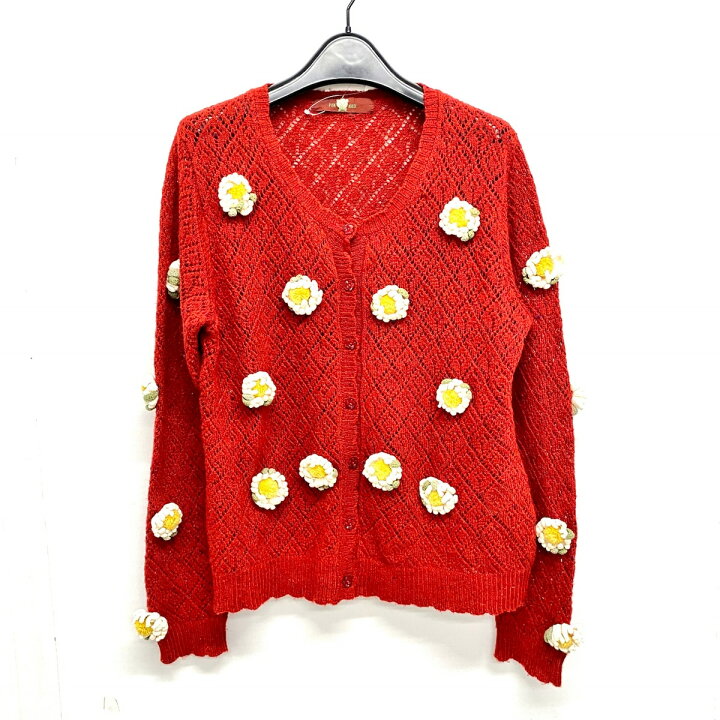 楽天市場】【中古】PINK HOUSE(ピンクハウス) カーディガン フラワー 