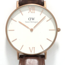 【中古】Daniel Wellington(ダニエルウェリントン) 腕時計 白