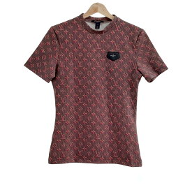 【新着】【中古】LOUIS VUITTON(ルイヴィトン) 半袖Tシャツ モノグラム レッド×マルチ