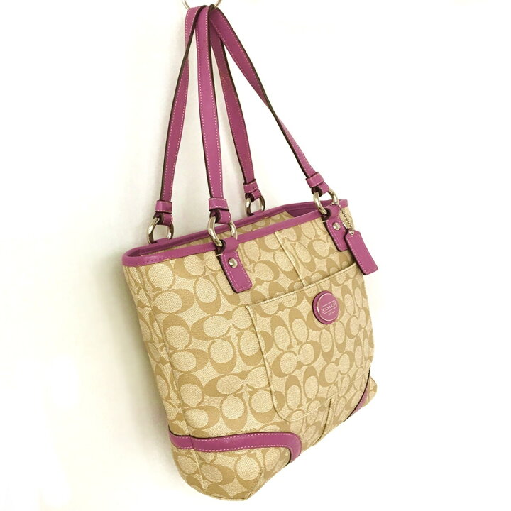 楽天市場】【新着】【中古】COACH(コーチ) ヘリテージシグネチャー 