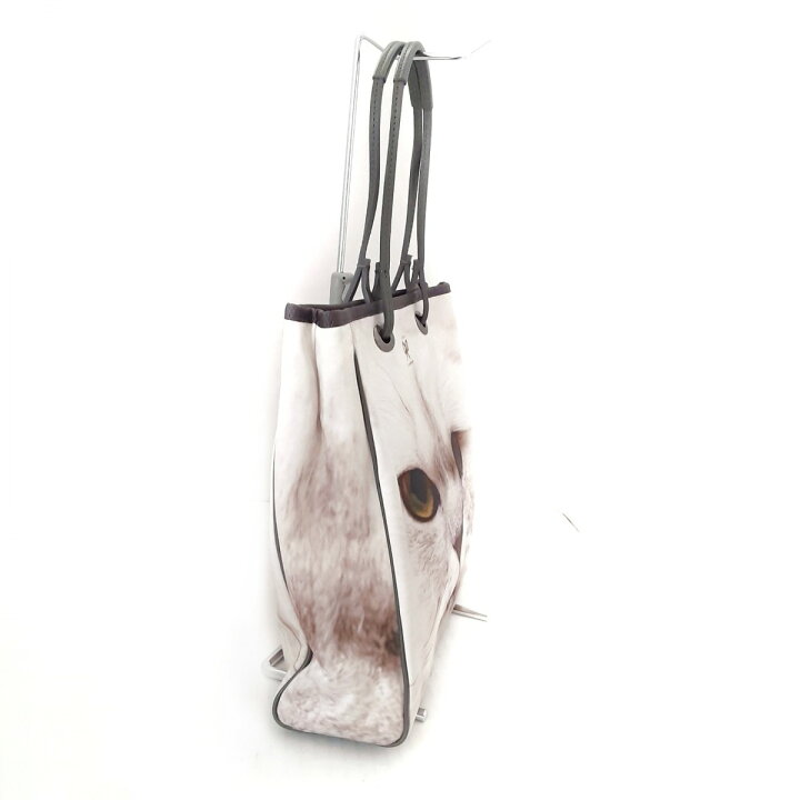 ANYA HINDMARCH アニヤハインドマーチ トートバッグ 猫プリント 楽天 