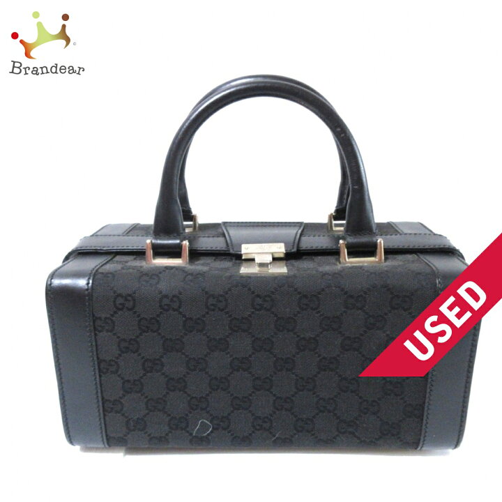楽天市場】【新着】【中古】GUCCI(グッチ) GG柄 ハンドバッグ 黒 