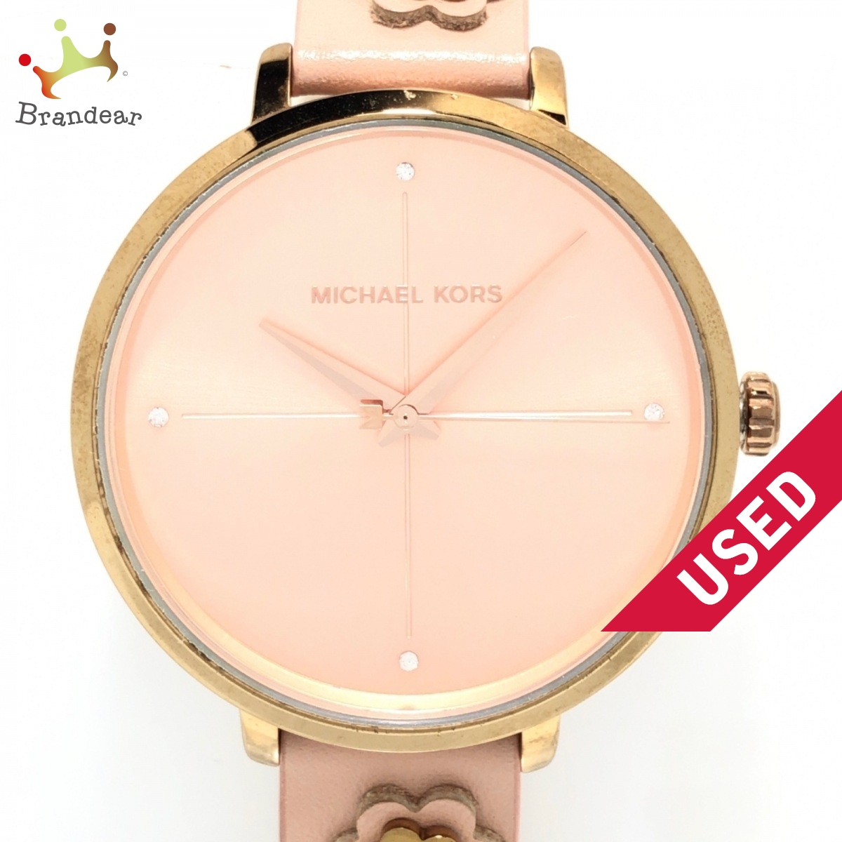 MICHAEL KORS(マイケルコース) 腕時計 フラワー(花) ピンクゴールド