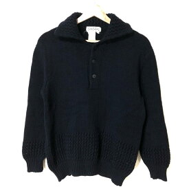 【新着】【中古】yohjiyamamoto(ヨウジヤマモト) 長袖セーター ニット ネイビー