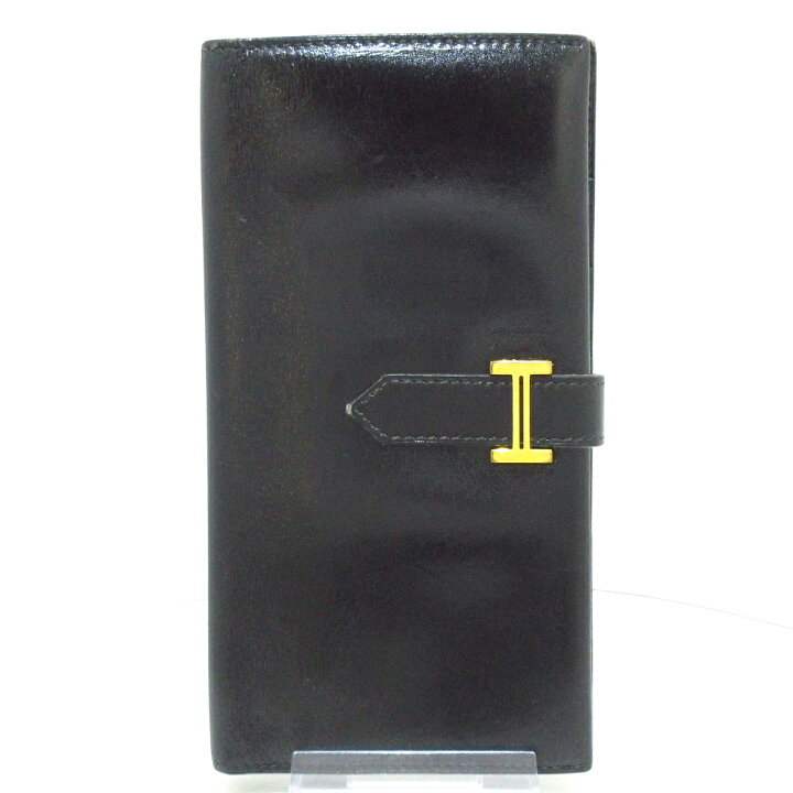 楽天市場】【中古】HERMES(エルメス) ベアン 長財布 ゴールド金具/新型  