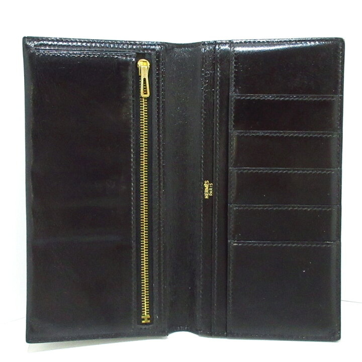 楽天市場】【中古】HERMES(エルメス) ベアン 長財布 ゴールド金具/新型 