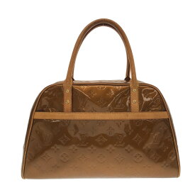 【新着】【中古】LOUIS VUITTON(ルイヴィトン) トンプキンススクエア ハンドバッグ ブロンズ パテントレザー（モノグラムの型押し）・レザー