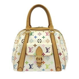 【新着】【中古】LOUIS VUITTON(ルイヴィトン) プリシラ ハンドバッグ ブロン 合皮・レザー