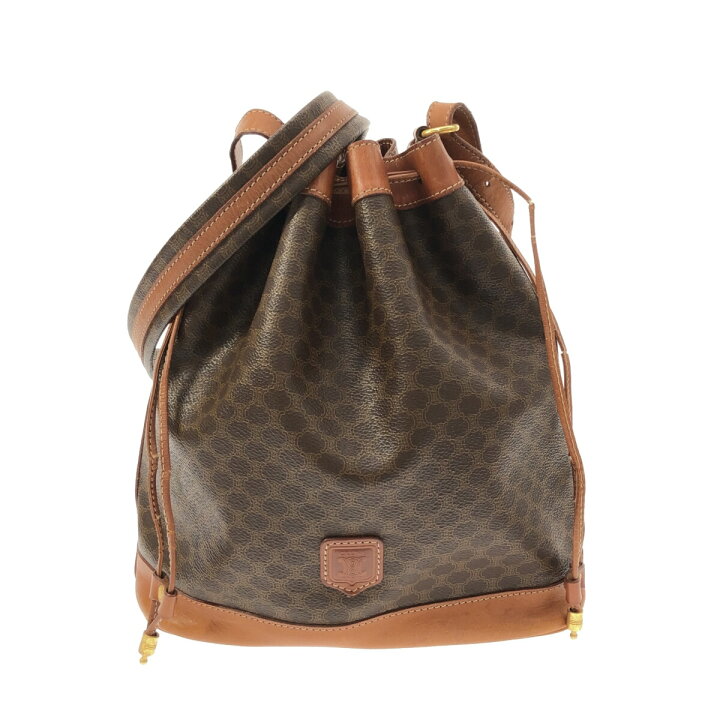 楽天市場】【中古】CELINE(セリーヌ) マカダム柄 ショルダーバッグ 