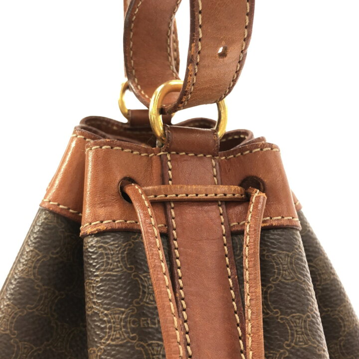 楽天市場】【中古】CELINE(セリーヌ) マカダム柄 ショルダーバッグ 