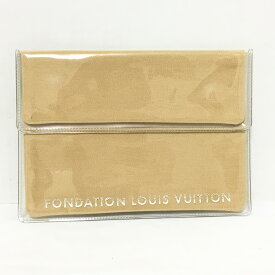 【中古】LOUIS VUITTON(ルイヴィトン) 小物入れ FONDATION LOUIS VUITTON/ルイヴィトン美術館限定/タブレットケース ブラウン キャンバス×ビニール