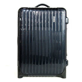 【新着】【中古】RIMOWA(リモワ) キャリーバッグ 本体ロックナンバー【000】 ダークネイビー×黒 ポリカーボネイト