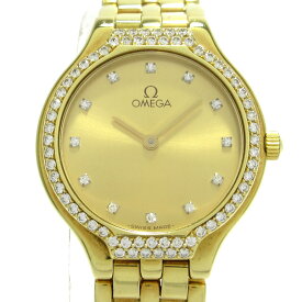 【新着】【中古】OMEGA(オメガ) デビル 腕時計 ダイヤベゼル、インデックス/金無垢 ゴールド