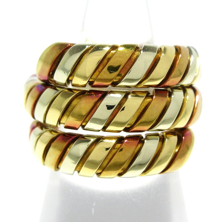 楽天市場】【中古】BVLGARI(ブルガリ) トゥボガススネーク リング 3連 
