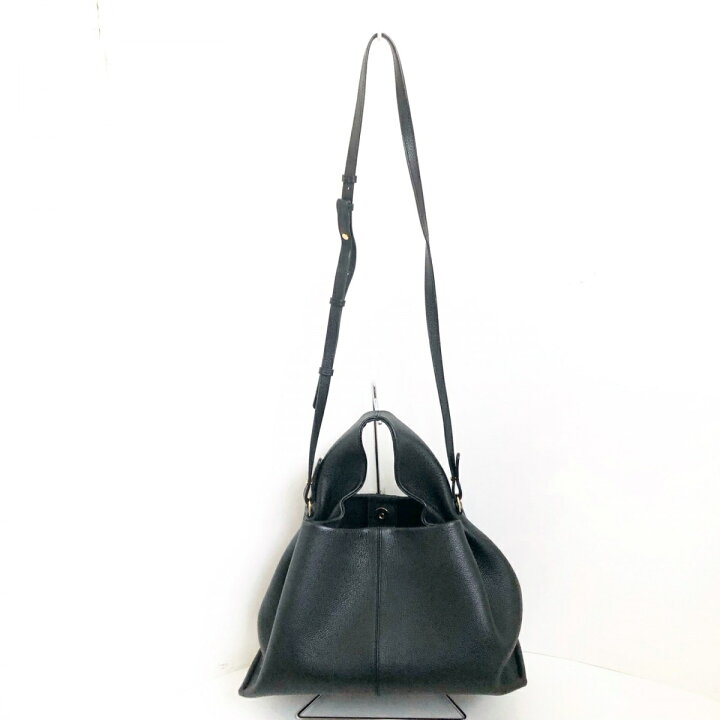 楽天市場】【新着】【中古】POLENE(ポレーヌ) トートバッグ 黒 レザー 
