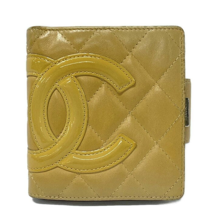 楽天市場】【中古】CHANEL(シャネル) カンボンライン 2つ折り財布 