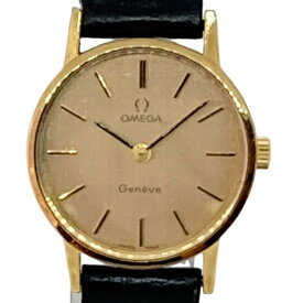 【新着】【中古】OMEGA(オメガ) Geneve 腕時計 革ベルト ゴールド