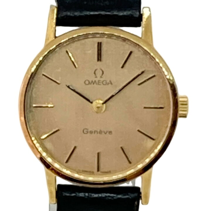楽天市場】【新着】【中古】OMEGA(オメガ) Geneve 腕時計 革ベルト  