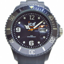 【中古】icewatch(アイスウォッチ) 腕時計 回転ベゼル 黒