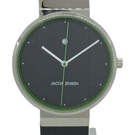 【新着】【中古】JACOB JENSEN(ヤコブイェンセン) 腕時計 黒
